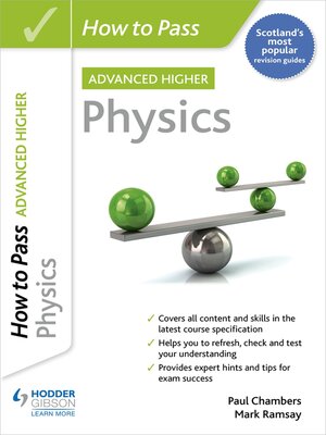 cover image of How to Pass Advanced Higher Physics